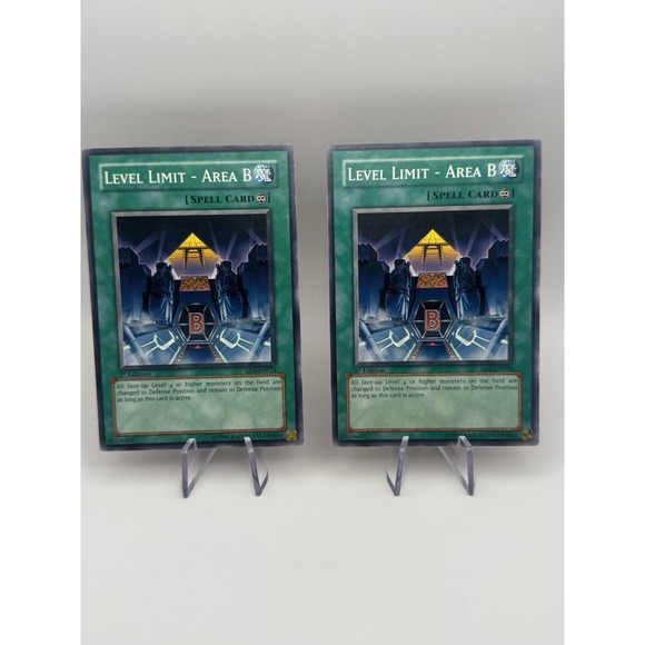 Other - Yu-Gi-Oh! Level Limit Area B SD3-EN024 1st Edition Common Lot of 2 LP